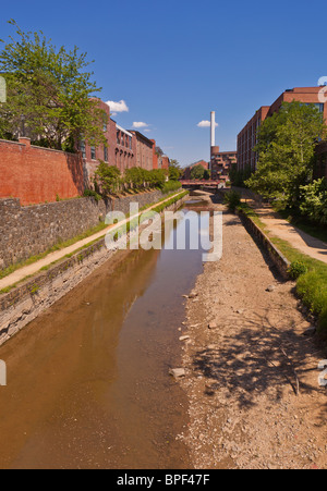 WASHINGTON, DC, USA - C & O Canal à Georgetown. Banque D'Images