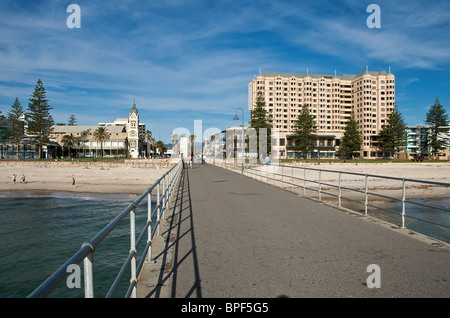 Embarcadère de Glenelg Adelaide (Australie) Banque D'Images