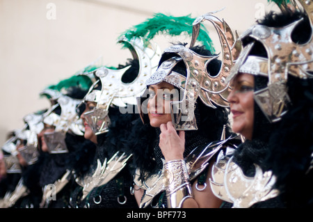 Festival Maures et Chrétiens Pego Espagne Banque D'Images