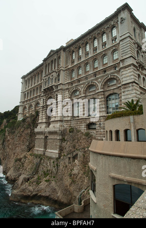 Vue extérieure de l'Institut Océanographique de Monaco. Banque D'Images