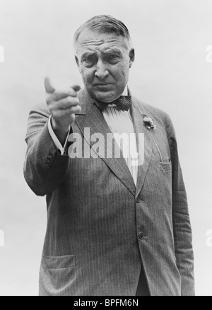 Portrait photo vers 1920 de Warren G. Harding (1865 - 1923) - le 29e président des États-Unis (1921 - 1923). Banque D'Images