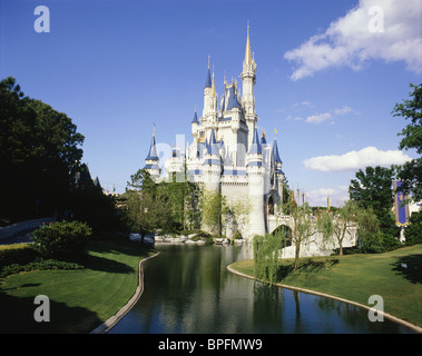 Le Château de Cendrillon, Disney World, Orlando, Floride, USA Banque D'Images