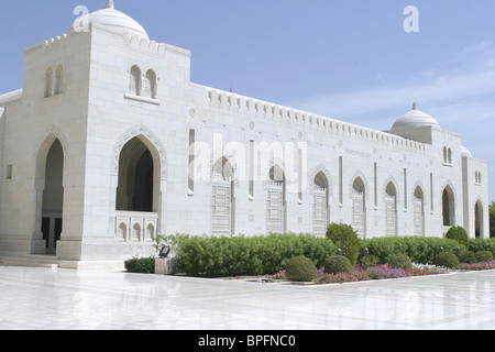 Grande Mosquée Sultan Qaboos, Oman Banque D'Images