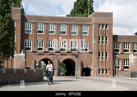 Het Amsterdams Lyceum Valeriusplein Oud Zuid Amsterdam Pays-Bas École élèves étudiant Banque D'Images