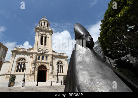 L'église de Saint Charles, Monte Carlo, Monaco, Cote d'Azur, France Banque D'Images