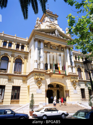 Ayuntamiento (Mairie), Avenue de Cervantes, Malaga, Costa del Sol, la province de Malaga, Andalousie, Espagne Banque D'Images