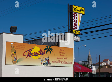 Versailles Restaurant Cubain, Los Angeles, CA Banque D'Images