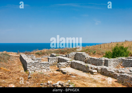 Forteresse de cap Kaliakra en Bulgarie Banque D'Images