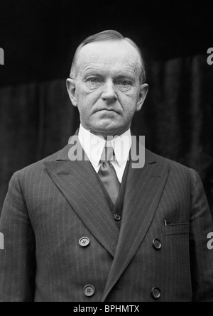 Vintage photo vers 1924 de Calvin Coolidge (1872 - 1933) - le 30e président des États-Unis (1923 - 1929). Banque D'Images
