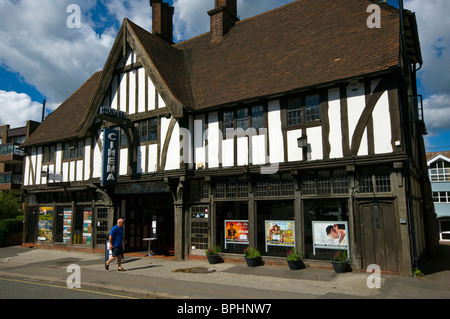Cinéma écran Station Road West Surrey Angleterre Oxted Banque D'Images