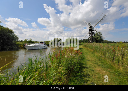 Appel permanent de la Norfolk Broads, comment Hill, en Angleterre Banque D'Images