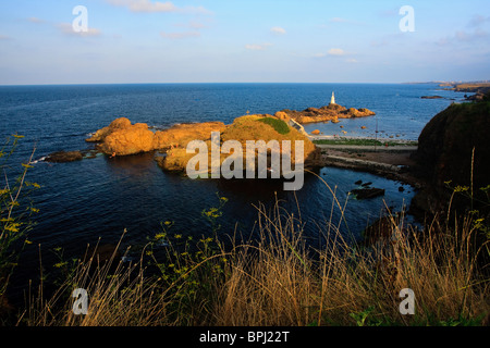 Sur la mer Noire près de Ahtopol, Bulgarie Banque D'Images