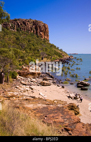 Radeau pittoresque baie Collier Point ouest de l'Australie Banque D'Images