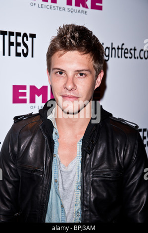 Xavier Samuel assiste à la première UK de 'proches' au cours de Frightfest à l'Empire Leicester Square, Londres, 29 août 2010. Banque D'Images