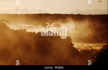 D'Iguazu, Argentine, au coucher du soleil Banque D'Images