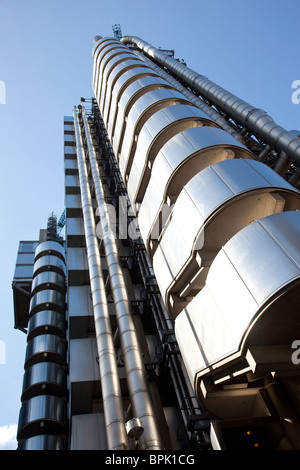 Richard Rogers a conçu le Lloyd's Building sur Lime Street, City of London, UK. Photo:Jeff Gilbert Banque D'Images