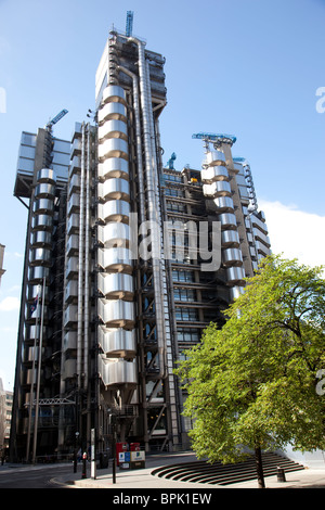 Richard Rogers a conçu le Lloyd's Building sur Lime Street, City of London, UK. Photo:Jeff Gilbert Banque D'Images