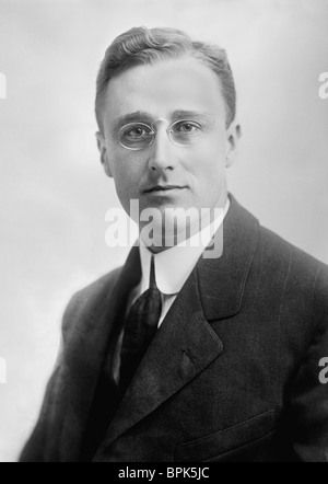 Portrait photo vers 1920 de Franklin Roosevelt (1882 - 1945) - le 32e président des États-Unis (1933 - 1945). Banque D'Images