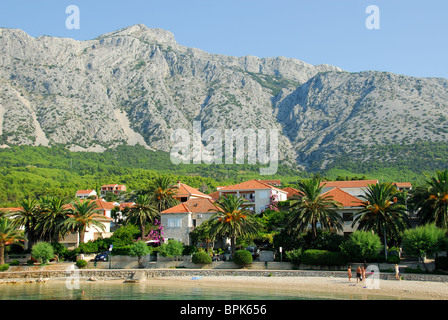 La Croatie. La ville balnéaire d'Orebic, sur la péninsule de Peljesac en Dalmatie du sud. Banque D'Images