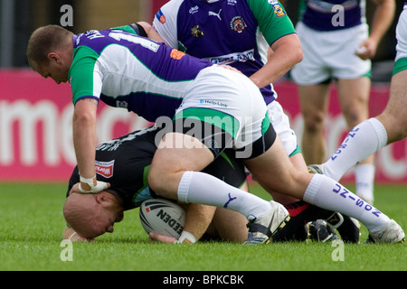 06 septembre 2009 ; Middlesex Twickenham : Harlequins RL v Castleford Tigers jouant dans l'Engager Super League au Stoop Sol Banque D'Images