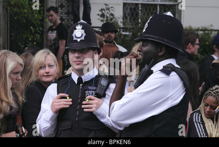 Police à Notting Hill Carnival 2010 Banque D'Images