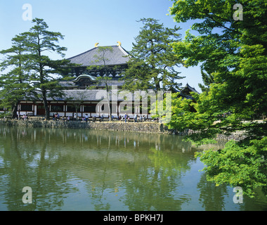 Temple Todaiji, Nara, Japon Banque D'Images