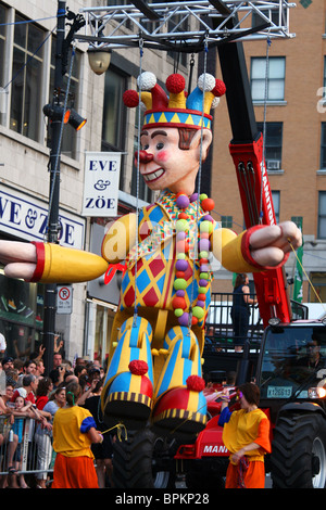 Défilé de Mardi Gras, le festival International de Jazz de Montréal Banque D'Images