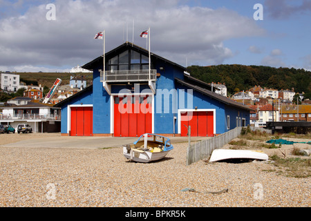 STATION DE SAUVETAGE DE HASTINGS 2009. HASTINGS EAST SUSSEX ROYAUME-UNI. Banque D'Images