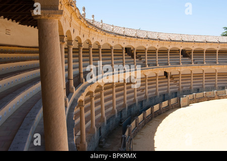 La tauromachie anneau dans Ronda Malaga [Province] Espagne. Banque D'Images