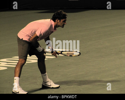 ROGER FEDERER (Suisse), participant à des MASTERS DE TENNIS COUPE ROGERS, événement, TORONTO, CANADA, US OPEN AOÛT 2010 Banque D'Images