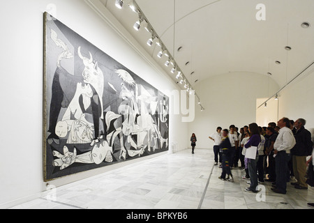 Guernica de Pablo Picasso, Museo Nacional Centro de Arte Reina Sofia (Musée de la Reine Sofia, Madrid, Espagne) Banque D'Images