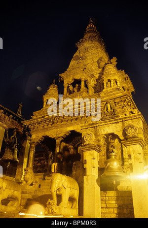 Vatsala Durga temple sur Durbar Square dans le patrimoine mondial de l'ville d'Bhaktapure- Vallée de Katmandou, Népal. Banque D'Images