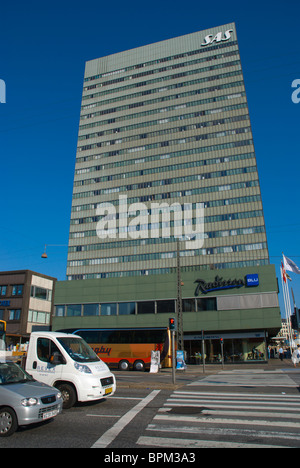Vesterbrogade street centre de Copenhague Danemark Europe Banque D'Images