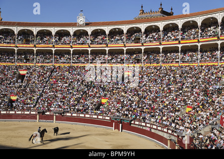 Corrida (corrida de toros), les arènes de Las Ventas, Madrid, Espagne Banque D'Images