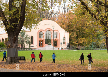 Véranda, Fitzroy Gardens, Melbourne, Australie Banque D'Images