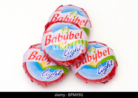 Mini Babybel Fromage léger Banque D'Images