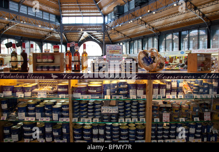 Marché couvert à Albi, France Banque D'Images