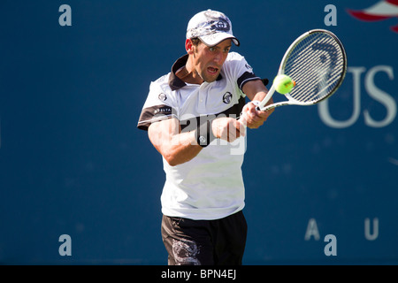 Novak Djokovic (SRB) 2010 USOpen Pong Banque D'Images