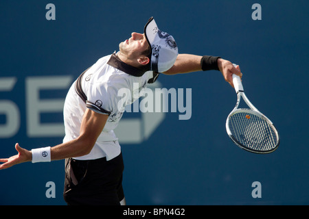 Novak Djokovic (SRB) 2010 USOpen Pong Banque D'Images