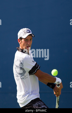 Novak Djokovic (SRB) 2010 USOpen Pong Banque D'Images