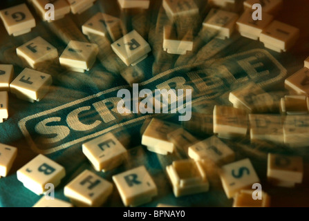 Le Scrabble. Photo par James Boardman. Banque D'Images