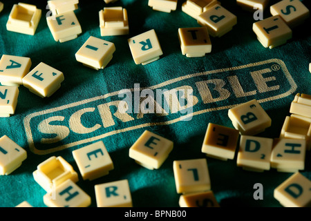 Le Scrabble. Photo par James Boardman. Banque D'Images