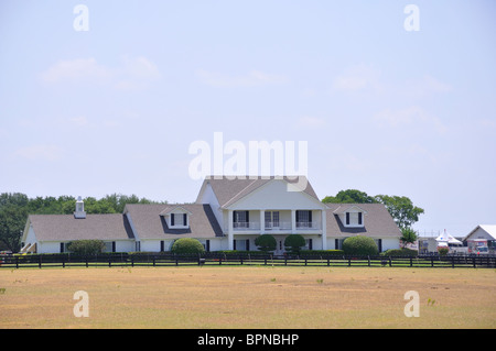 Southfork Ranch, Texas, USA (forme populaire série télévisée 'Dallas') Banque D'Images