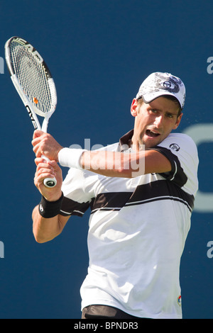 Novak Djokovic (SRB) 2010 USOpen Pong Banque D'Images