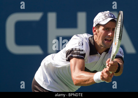 Novak Djokovic (SRB) 2010 USOpen Pong Banque D'Images