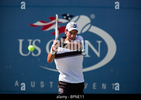 Novak Djokovic (SRB) 2010 USOpen Pong Banque D'Images