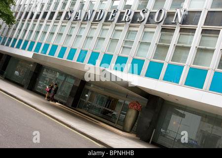 L'image externe de l'hôtel Sanderson dans Berners Street, Londres. Banque D'Images