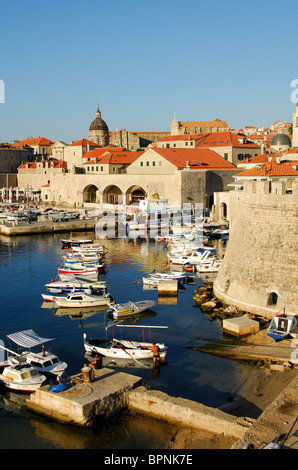 Le port de Dubrovnik. 2010. Banque D'Images