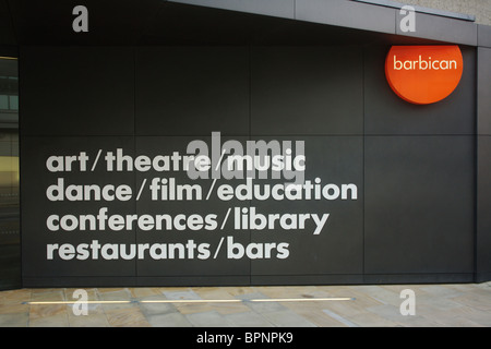 Barbican Arts Centre, Londres, Angleterre Banque D'Images