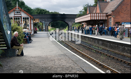La gare de l'angleterre norfolk weybourne Banque D'Images